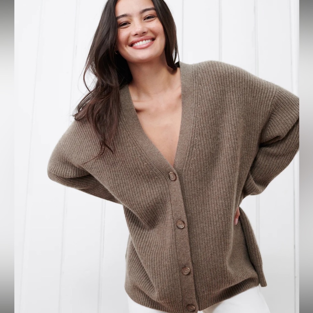 Jenni Kayne Cashmere Cocoon, Size XS in Russet